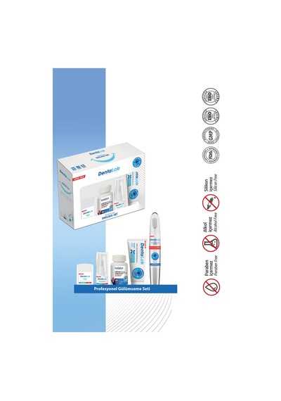 Dentalab Clinic Seri Profesyonel Gülümseme Seti Diş Macunu Bakım Spreyi Çiğneme Tableti Diş Fırçası İpi
