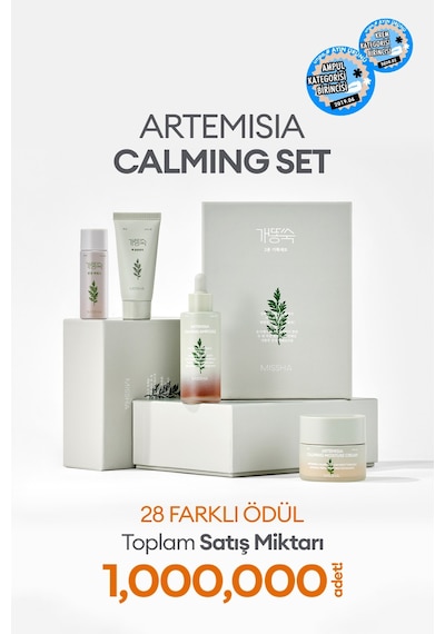 Missha Artemisia Annua Özü İçeren Hassas Ciltler İçin Kızarıklık Karşıtı Bakım Seti