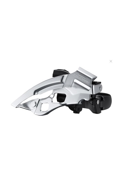Shimano Deore Fd-t6000-l6 Ön Aktarıcı 3x10v Alttan Kelepçe Üstten Çektirmeli Orta Vites Aktarıcı Siyah - Gri