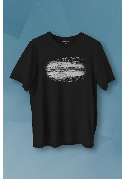 Eat Sleep Drift Repeat Race Drive Drift Siyah Baskılı Tişört Unisex T-shirt 001