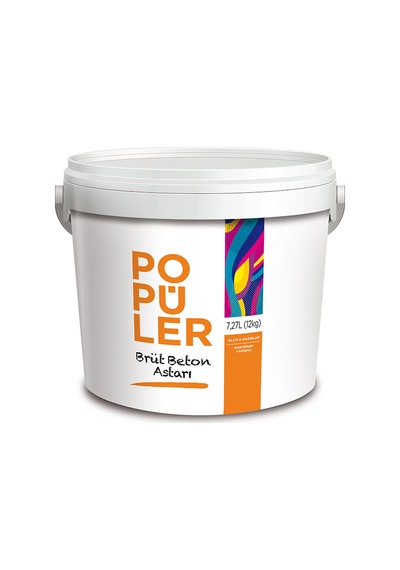 Popüler Brüt Beton Astarı Su Bazlı 12 KG