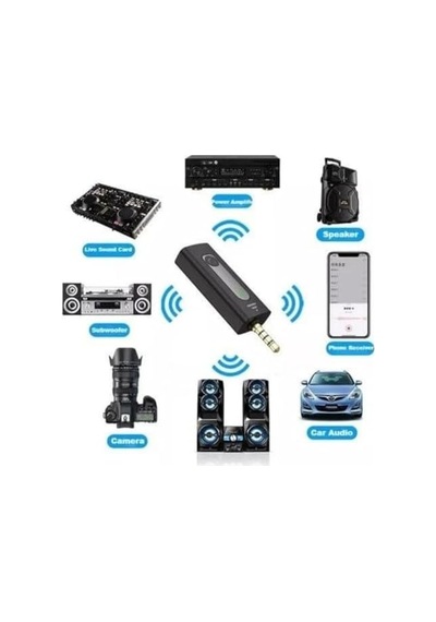 K35-2 Wireless Kablosuz Mikrofon Jaklı Ergonomik Tak Çalıştır Jak Audio Android Telefon Araç Uyumlu Çiftli Yaka Mikrofonu
