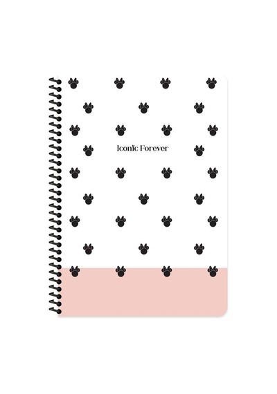 Minnie Mouse 20x28 80 Yp. Kareli.karton Kapak Spiralli Defter