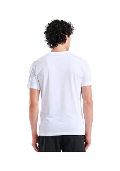 Arena Slippery Surface Print Erkek Beyaz Günlük Stil T-shirt 011332100