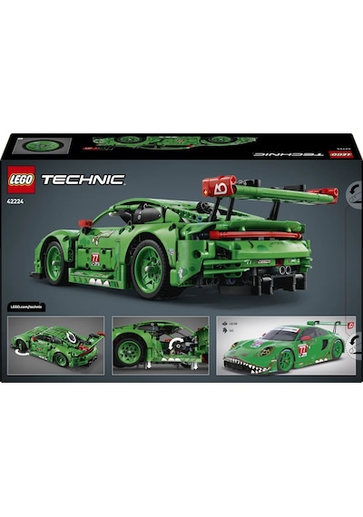 LEGO® Technic™ Porsche 911 GT3 R REXY AO Racing Araba 42224 – 11 Yaş ve Üzeri Çocuklar için Yaratıcı Oyuncak Yapım Seti(1313Parça)