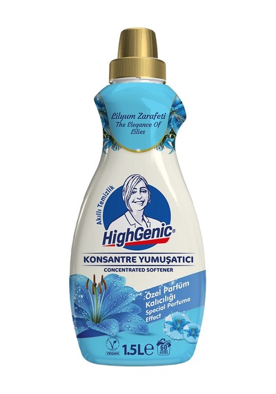 4 Adet Highgenic Çamaşır Yumuşatıcı Lillyum Zarafeti 1500 Ml Diğer