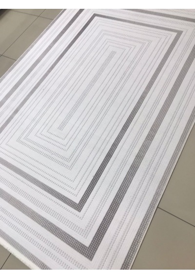 Merinos Halı Vista 76591 095 Serisi Triko Akrilik Salon Oturma Yatak Odası Halısı Gri