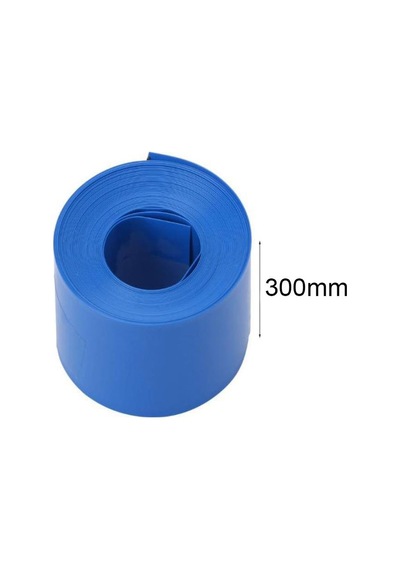 300x0.15 18650 Batarya Pvc Shrink Kaplama Makaron 100cm