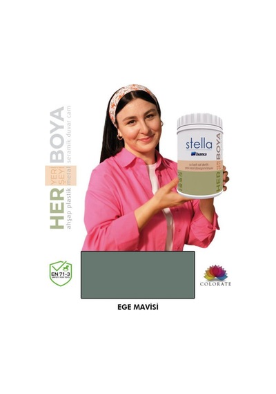 Stella Serisi Yeni Nesil Yüzey Dönüşüm Boyası - Ege Mavisi Diğer