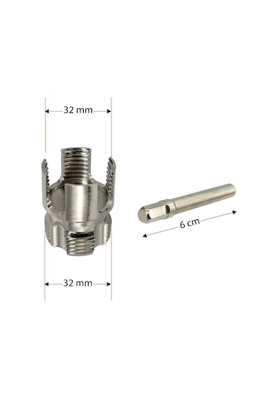 6514 Pvc Pprc Boru İç Ve Dış Diş Açma Aparatı 1" 32 Mm