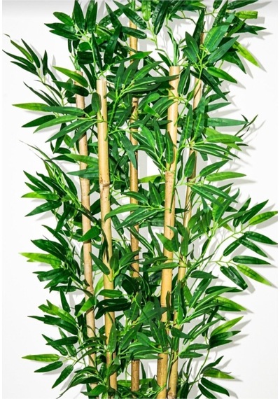 180 Cm Yapay Bambu Metal Saksı 30x30 Dekoratif Ağaç Çok Renkli
