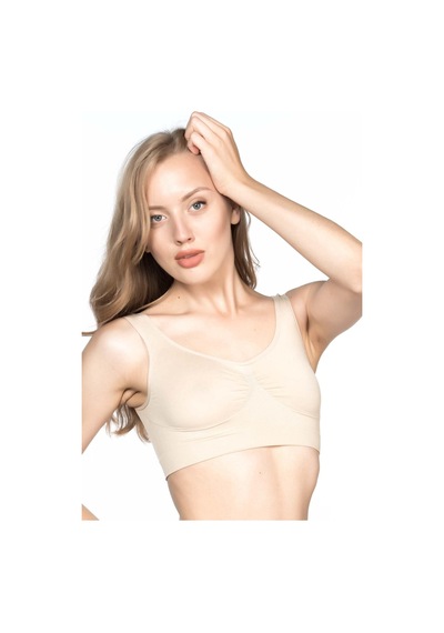 Moon Wear Ten Mı Emay 4005 Soft Kalın Askı Büstiyer Ten