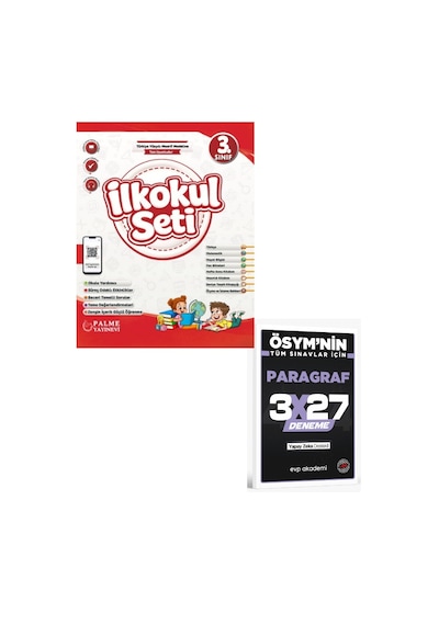 Palme 2027 3. Sınıf İlkokul Seti+ Evp Akademi Paragraf