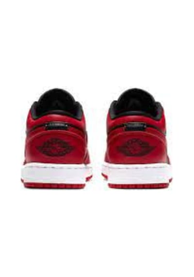 Nike Air Jordan 1 Low Reserve Bred 553558-606 Kırmızı