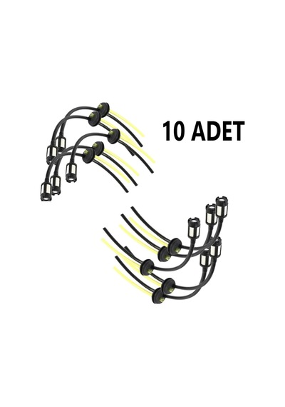 Kmtmak Motorlu Tırpan Benzin Deposu Hortum Seti 10lu Set