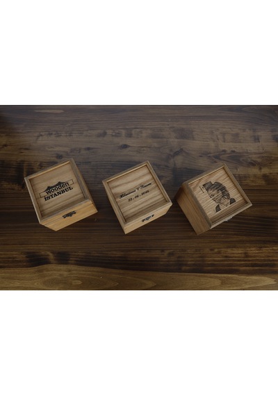 Woodenistanbul Kişiselleştirilebilir Çok Amaçlı Hediye Kutusu