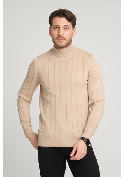 Alexander Gardi Alexandergardı Yarım Balıkçı Regular Fit Triko Kazak E23-6706 001