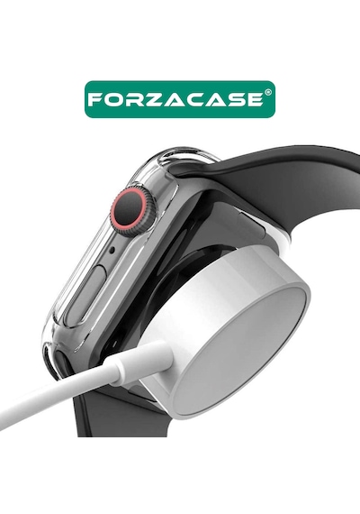 Forzacase Apple Uyumlu Watch  Ultra 3 49mm İle   Önü Kapalı Ekran Korumalı Sert Rubber Kılıf - Fc015