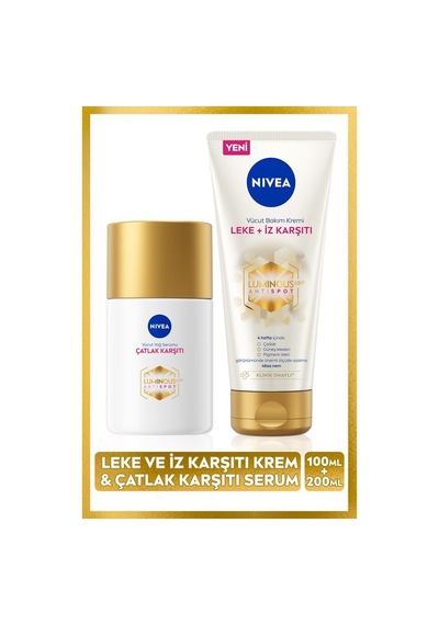 Luminous630 Çatlak Ve Leke Karşıtı Vücut Bakım Seti, Yağ Serumu 100ml Ve Vücut Kremi 200ml