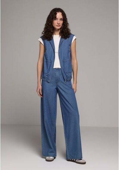 Colin's Colins Loose Fit Kadın Mid İndigo Denim Jean Pantolon Cl1081288 Q1.v1 Dn45031