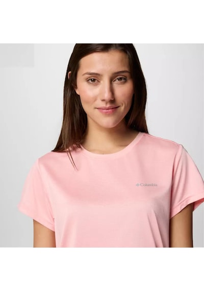 Columbia Bluevista Hill Short Sleeve Crew Kadın Tişört C-colal3349b30669 Pembe
