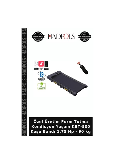 Özel Üretim Form Tutma Kondisyon Yaşam Kbt-500 Koşu Bandı 1,75 Hp - 90 Kg