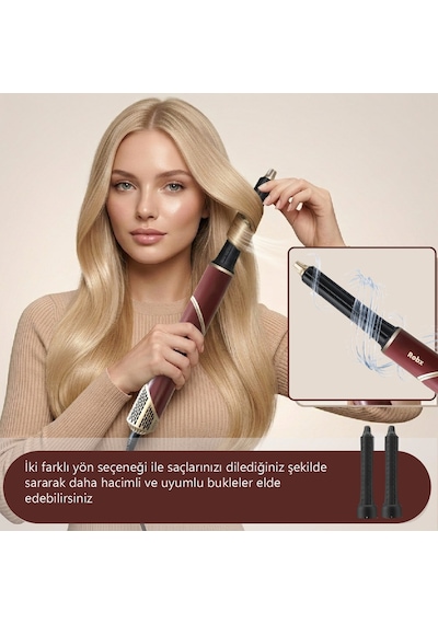 Robx 11 In 1 Multi Styler Sıcak Soğuk Hava Üflemeli Saç Şekillendirme Kurutma Çok Fonksiyonlu Set