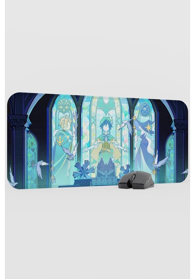 Venti Genshin Impact Anime Gacha V3 - 70x30 Xl Gaming Mouse Pad Fare Altlığı
