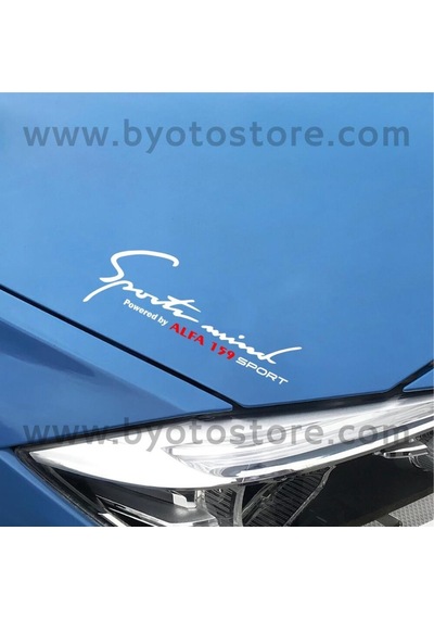 Alfaromeo 159 Için Sports Mind Oto Sticker