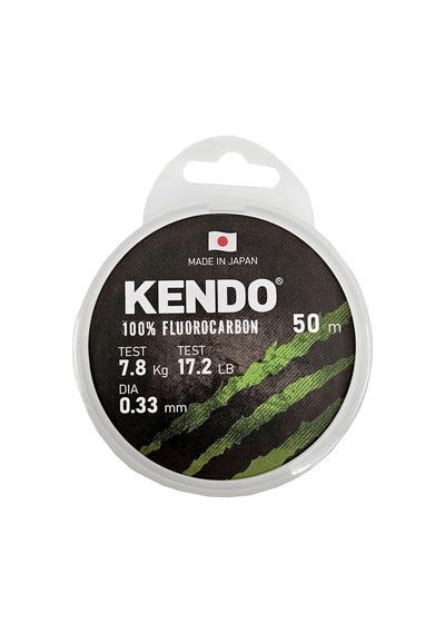 Kendo 100% Fluorocarbon White 50m Misina 0.45mm