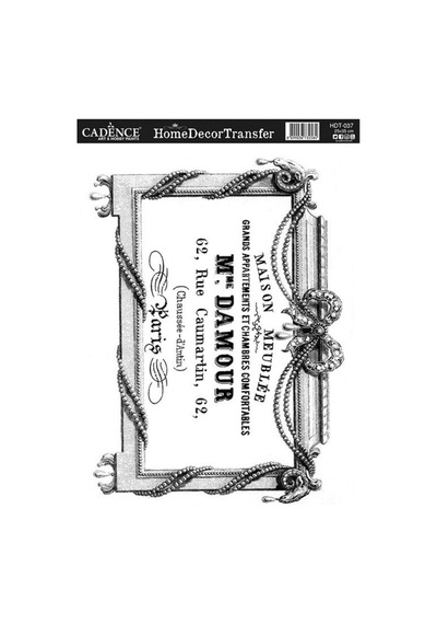 Hdt-37 Home Dekor Transfer
