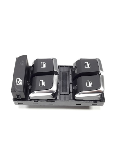 Audi A4 13-15 Sol Ön Kapı Cam Açma Düğme Tuşları Krom 8K0959851F