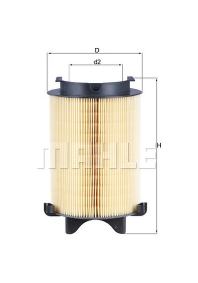 Audi A3 2007-2012 Hava Filtresi mahle 1k0129620c