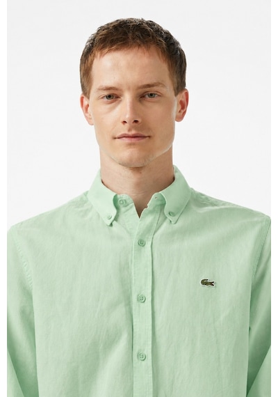 Lacoste Men's Regular Fit Button-down Collar Linen Shirt Green Erkek Düğmeli Yaka Keten Gömlek Yeşil Lacoste Men's Regular Fit Button-down Collar Linen Shirt Green Erkek Düğmeli Yaka Keten Gömlek Yeşil