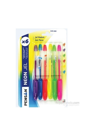 Pensan My- King Neon Jel Kalem 6  Li