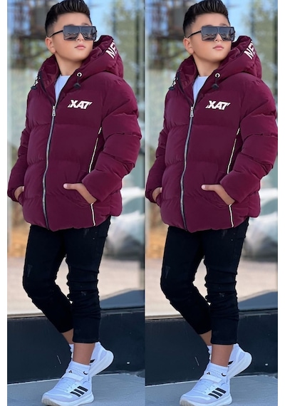 Pina Kids Erkek Çocuk Kapüşonlu Baskılı Reflöktör Detaylı Nova Kumaş Kışlık Şişme Mont Km4017 Bordo Pina Kids Erkek Çocuk Kapüşonlu Baskılı Reflöktör Detaylı Nova Kumaş Kışlık Şişme Mont Km4017 Bordo