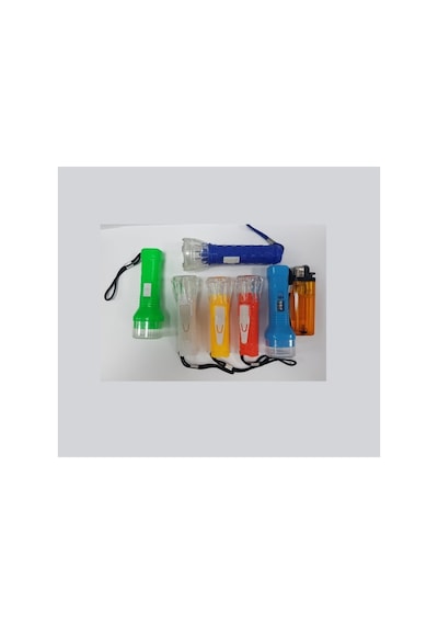 Minik Renkli Plastik Fenerler 6 Lı Paket Karışık