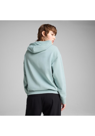 Puma Essentıals Elevated Comfort Kadın Kapüşonlu Sweatshırt 690901 67 Yeşil