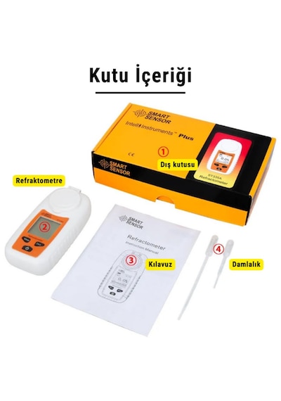 Smart Sensor St355a Dijital Refraktometre 0-55 Brix