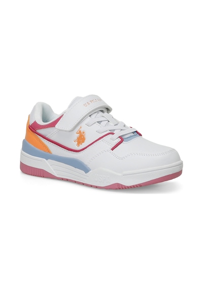 U.s. Polo Assn. Martell Jr 5fx Beyaz Kız Çocuk Sneaker Beyaz-turuncu Beyaz - Turuncu U.s. Polo Assn. Martell Jr 5fx Beyaz Kız Çocuk Sneaker Beyaz-turuncu Beyaz - Turuncu