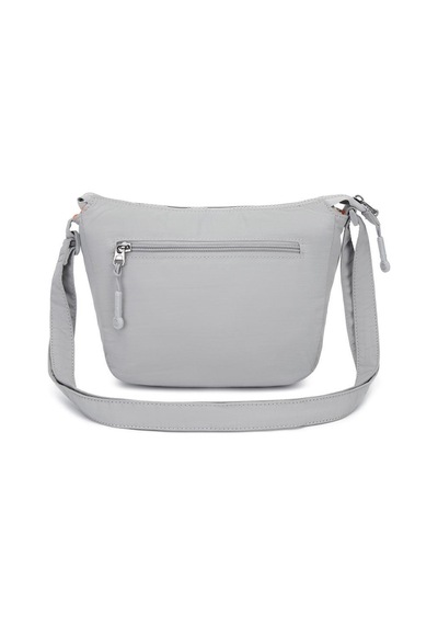 Smart Bags Mikro Poly Kumaş Postacı Kadın Çantası 3342 Gri