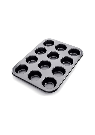 Cupcake Muffin Kalıbı 12'Li Kek Yanmaz Kurabiye Kalıbı Fırın Çör