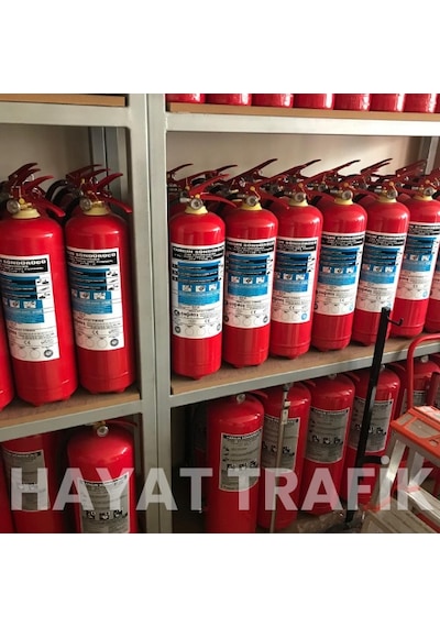 Tüvtürk Uyumlu , Araç Trafik Ve İlk Yardım Seti, 2 Kg Yangın Tüpü 4 Yıl Etiketli