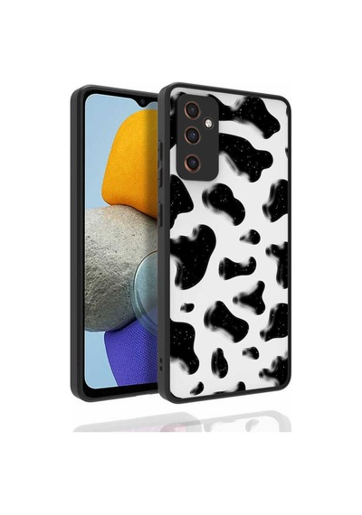 Samsung Uyumlu Galaxy M23 Kılıf Desenli Kamera Korumalı Parlak Zore Nora Kapak NO2