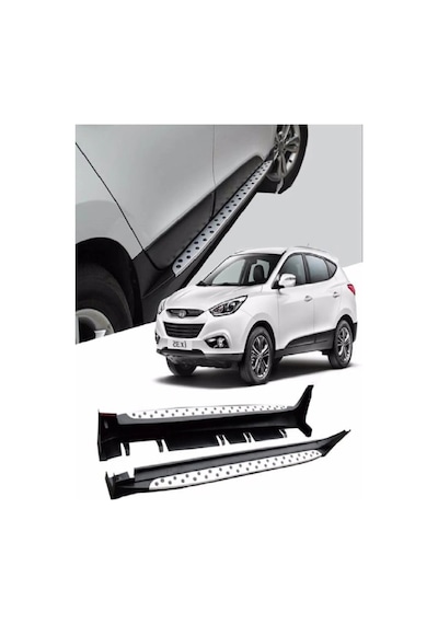 Hyundai İx35 Yan Basamak Koruma Noktalı Model 2010+ Sonrası Uyumlu