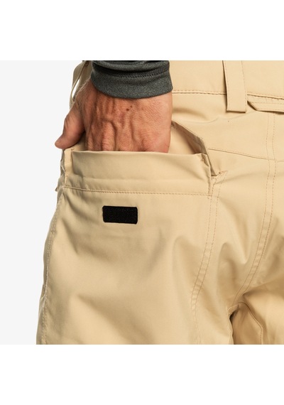 Quiksilver Porter Pt Erkek Bej Snowboard Pantolonu Tgw0