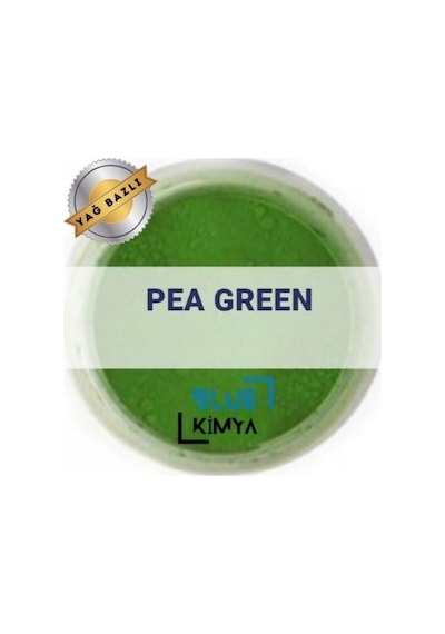 Blue Kimya Lake Pea Green Yeşil E142 Yağ Bazlı Toz Gıda Boyası 500 G