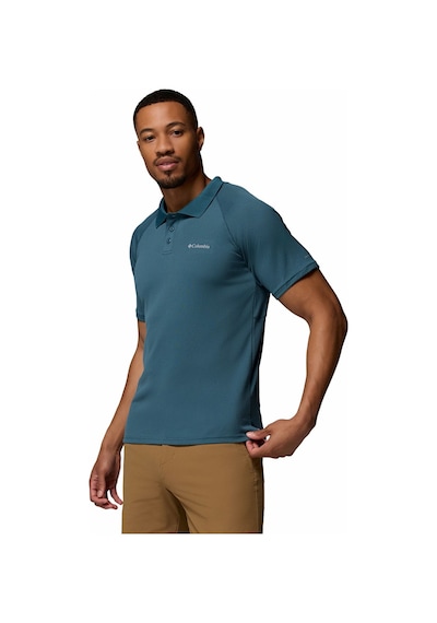 Columbia Ao3828 Alpine Chill Pro Polo Erkek T-shirt-32999 Mavi