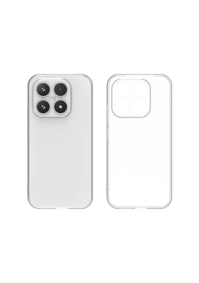 Xiaomi 15t Kılıf Kamera Korumalı Şeffaf Kalın Üstün Koruma Silikon Cherena
