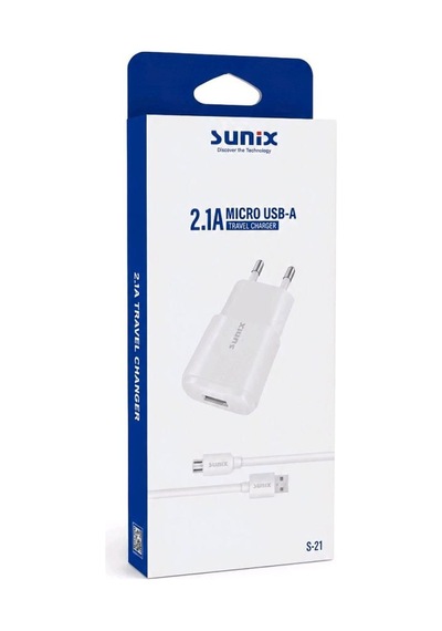 Sunıx S-21 2.1 A Mıcro Usb-a Travel Charger Şarj Cihazı